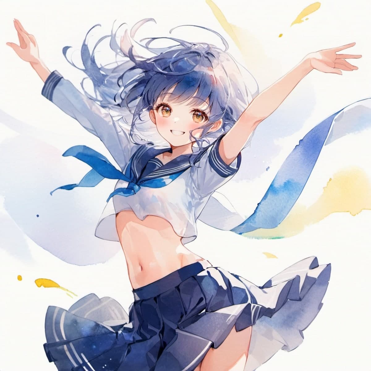 笑顔の美少女AIイラスト(2枚目)