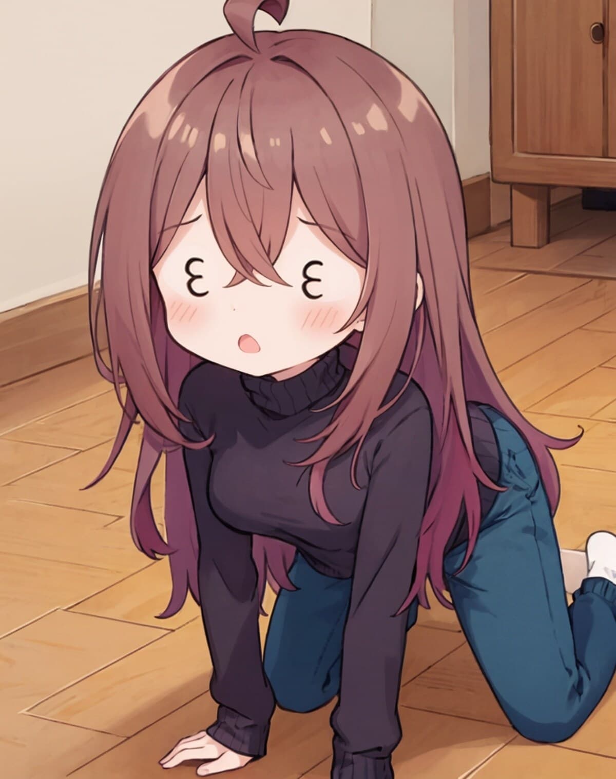 アホ毛のAIイラスト(5枚目)