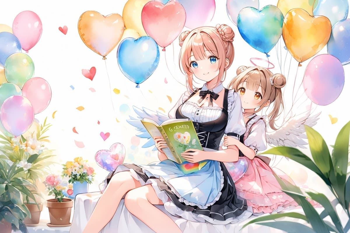 水彩風のAIイラスト(3枚目)
