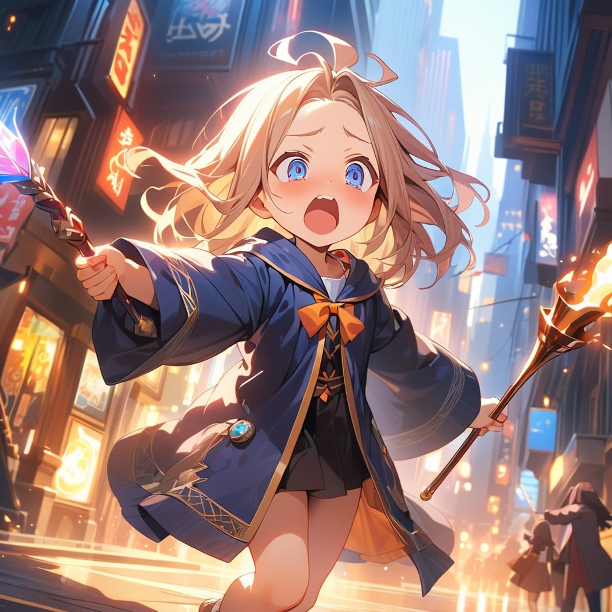 魔法使い×美少女のAIイラスト(2枚目)