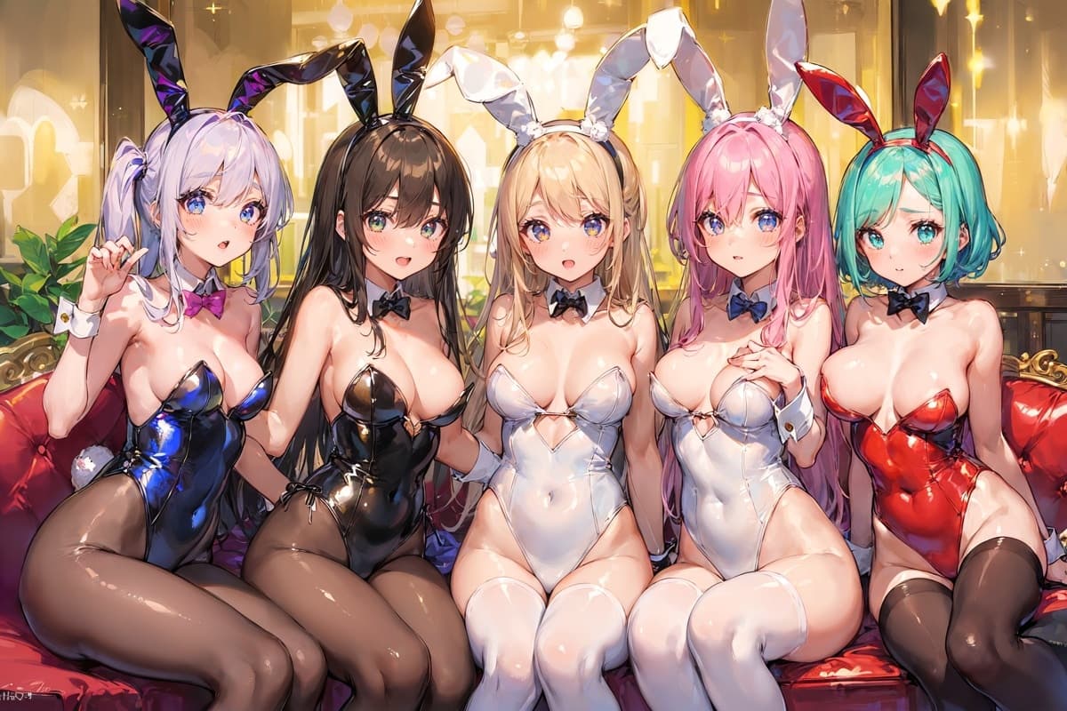 複数人の美少女AIイラスト(2枚目)