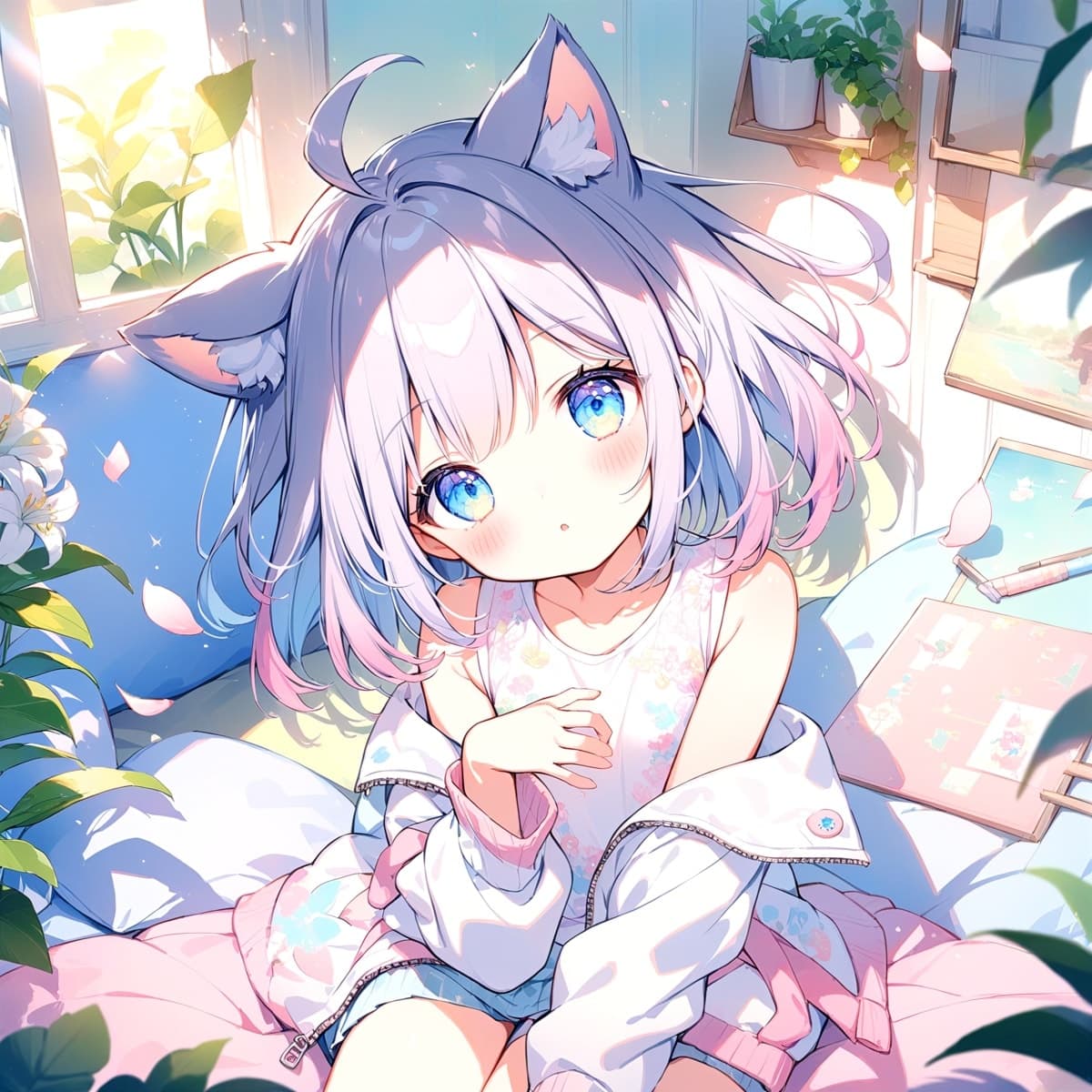 アホ毛のAIイラスト(3枚目)