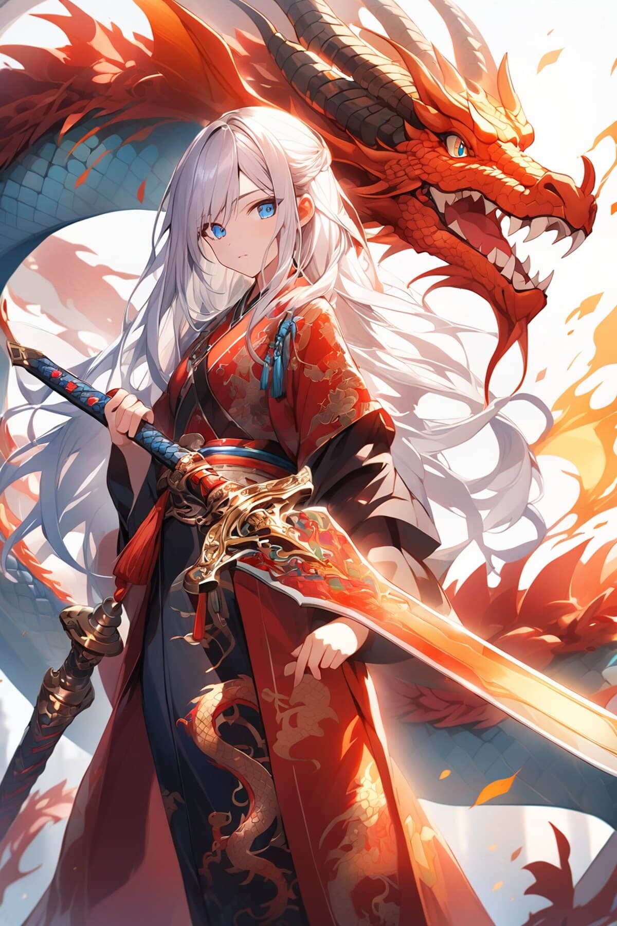 ドラゴン・龍のAIイラスト(2枚目)