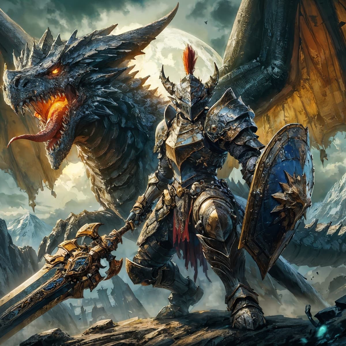 ドラゴン・龍のAIイラスト(1枚目)