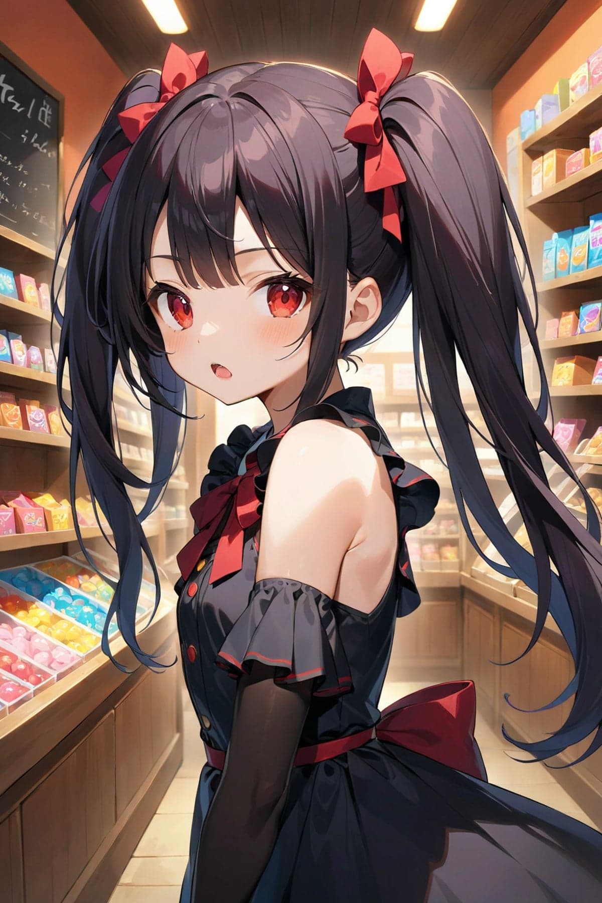 ツインテールのAIイラスト(2枚目)