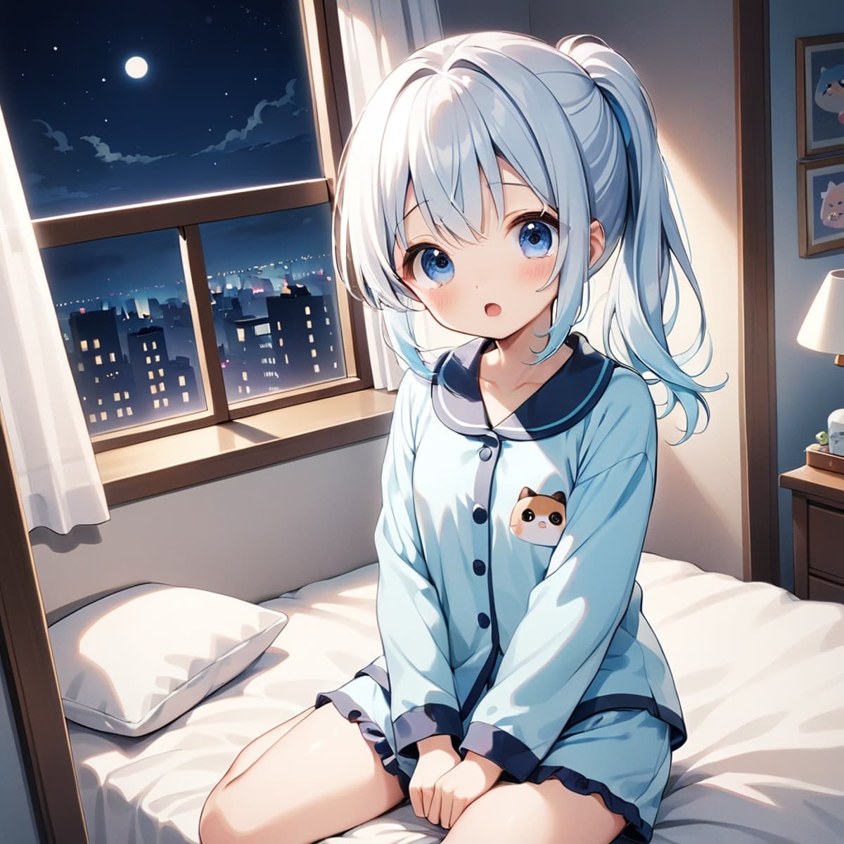 ポニーテールのAIイラスト(2枚目)