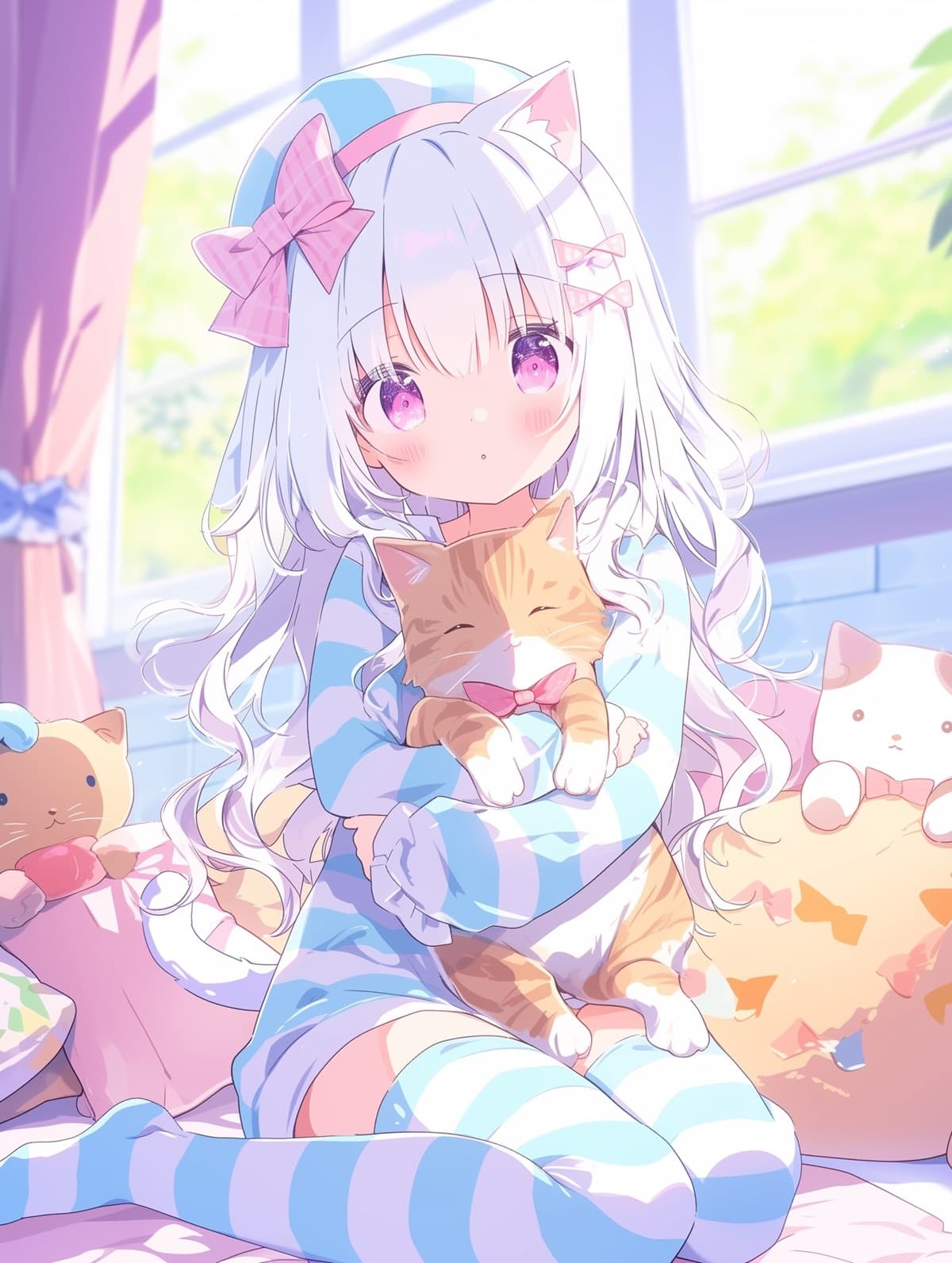 かわいい女の子のAIイラスト(2枚目)