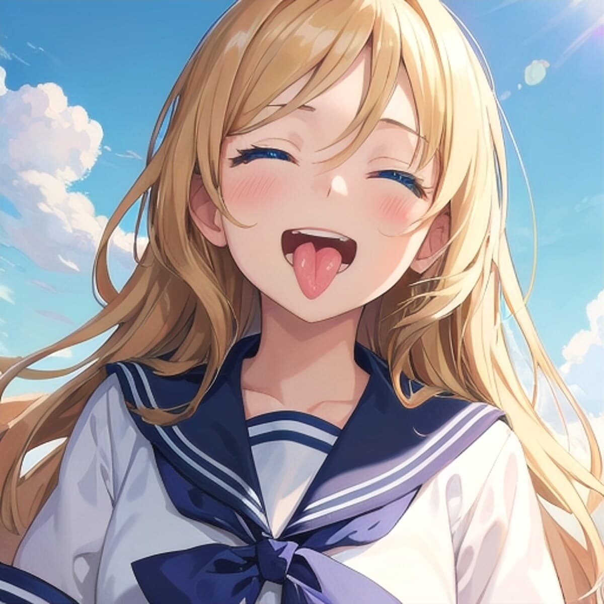 笑顔の美少女AIイラスト(3枚目)
