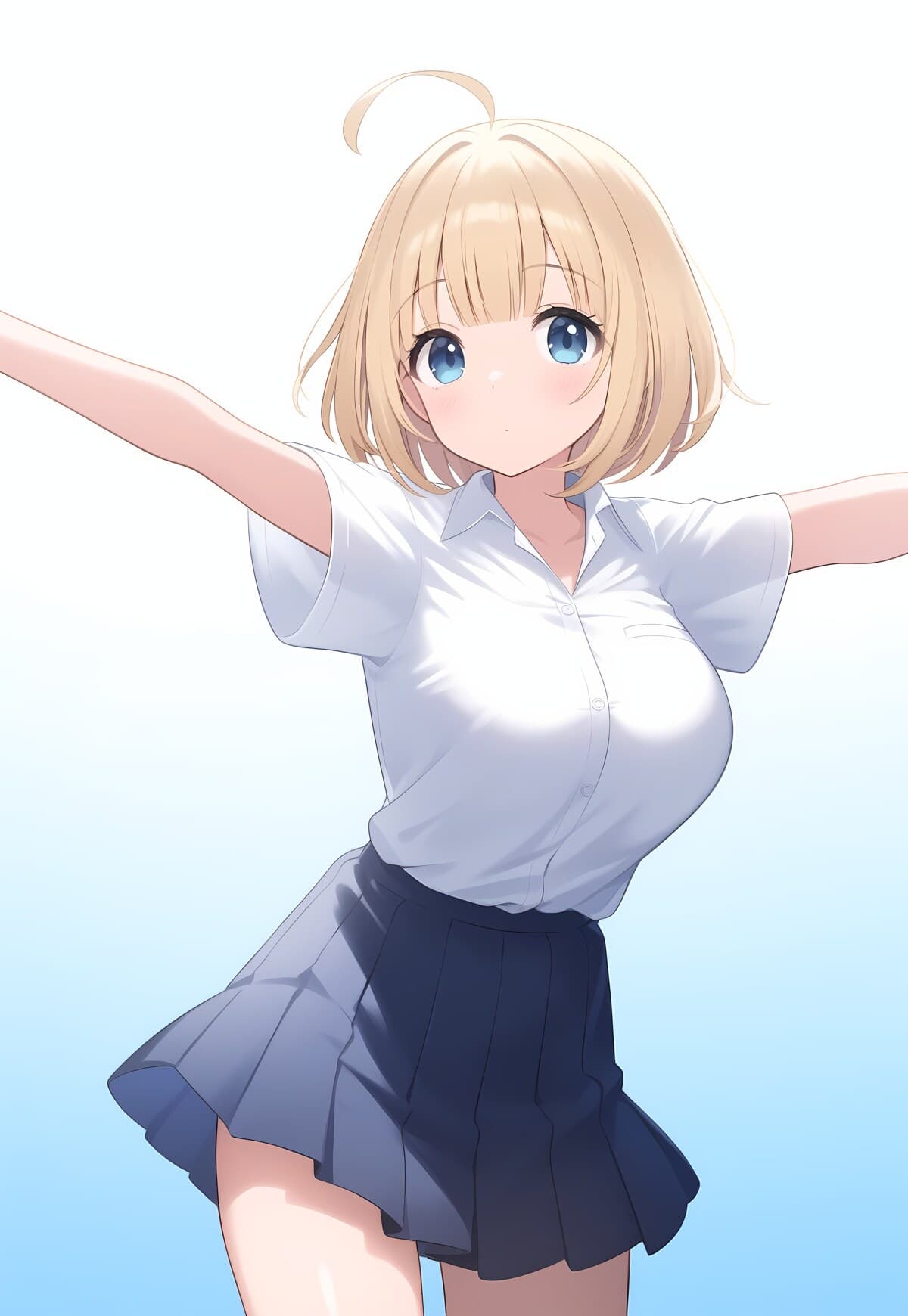 アホ毛のAIイラスト(4枚目)