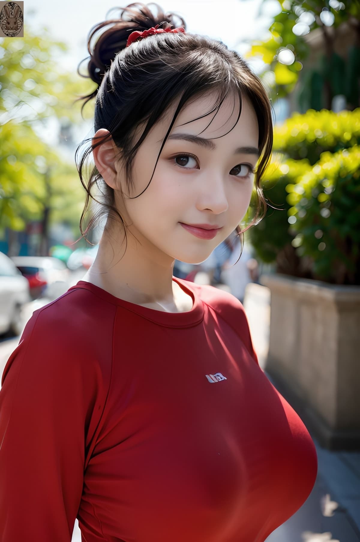 黒髪美女のAIグラビア(5枚目)