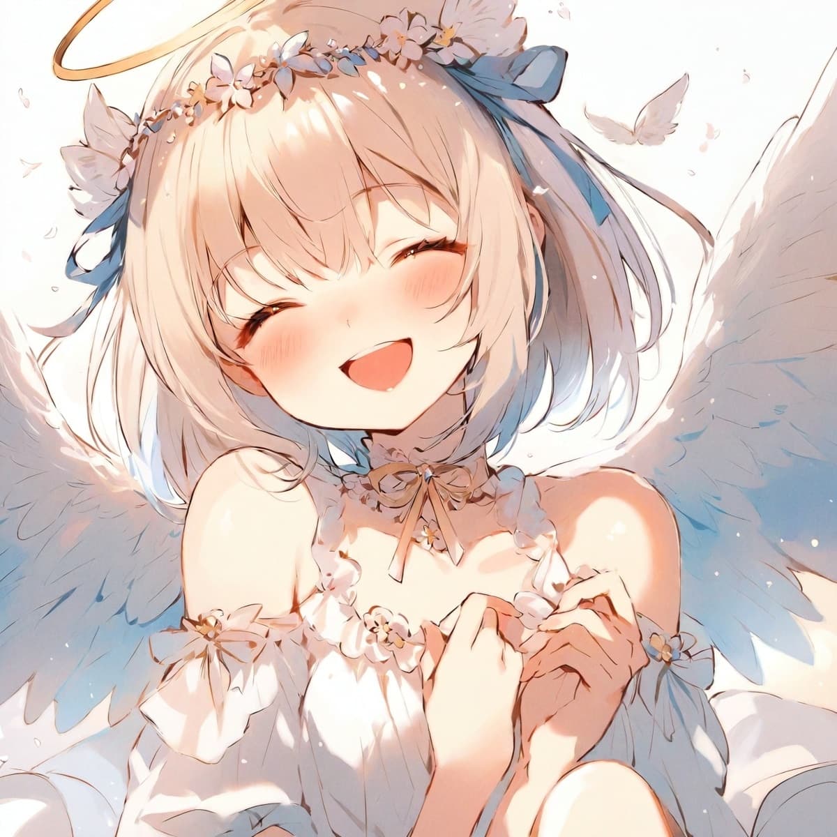 笑顔の美少女AIイラスト(1枚目)