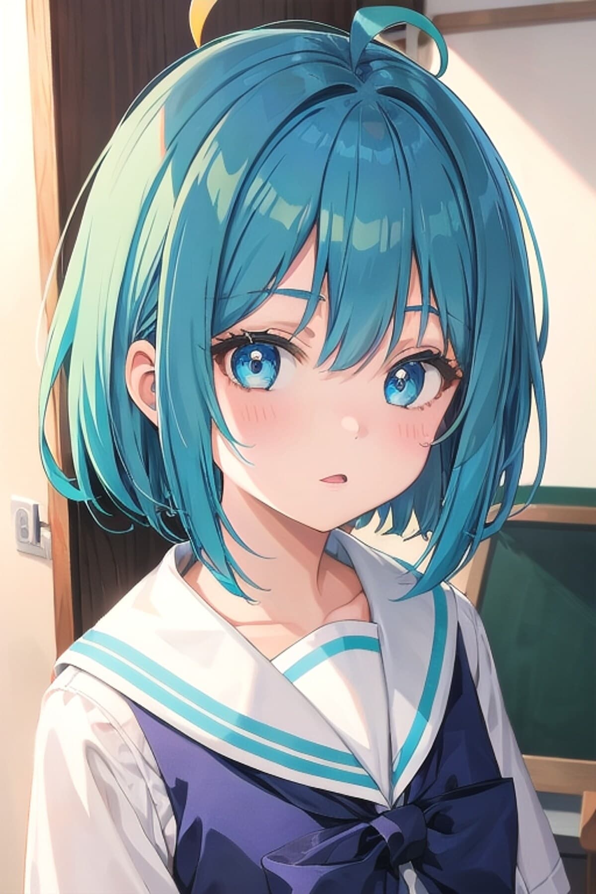 アホ毛のAIイラスト(1枚目)