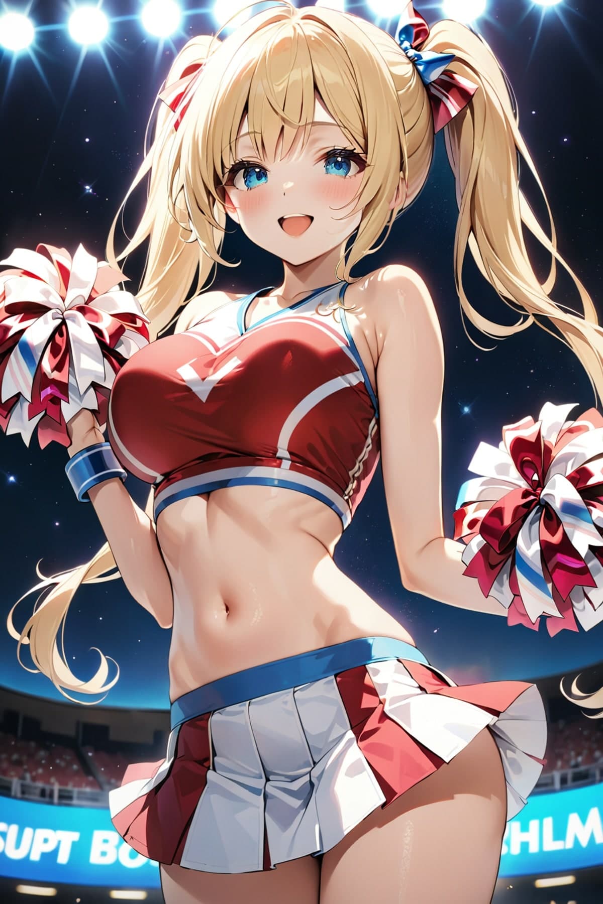 チアリーダーのAIイラスト(3枚目)