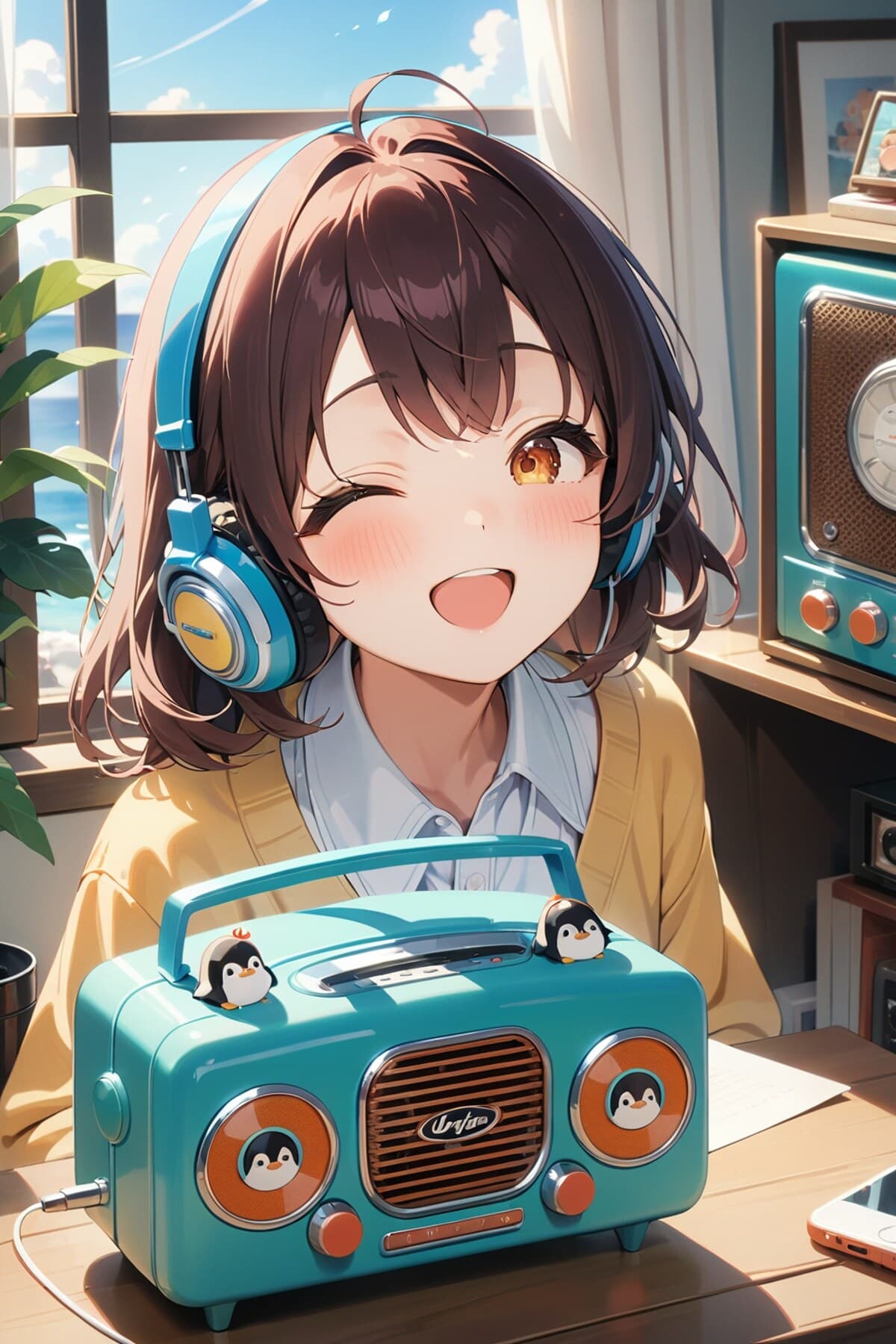 多彩な髪型のAIイラスト(2枚目)