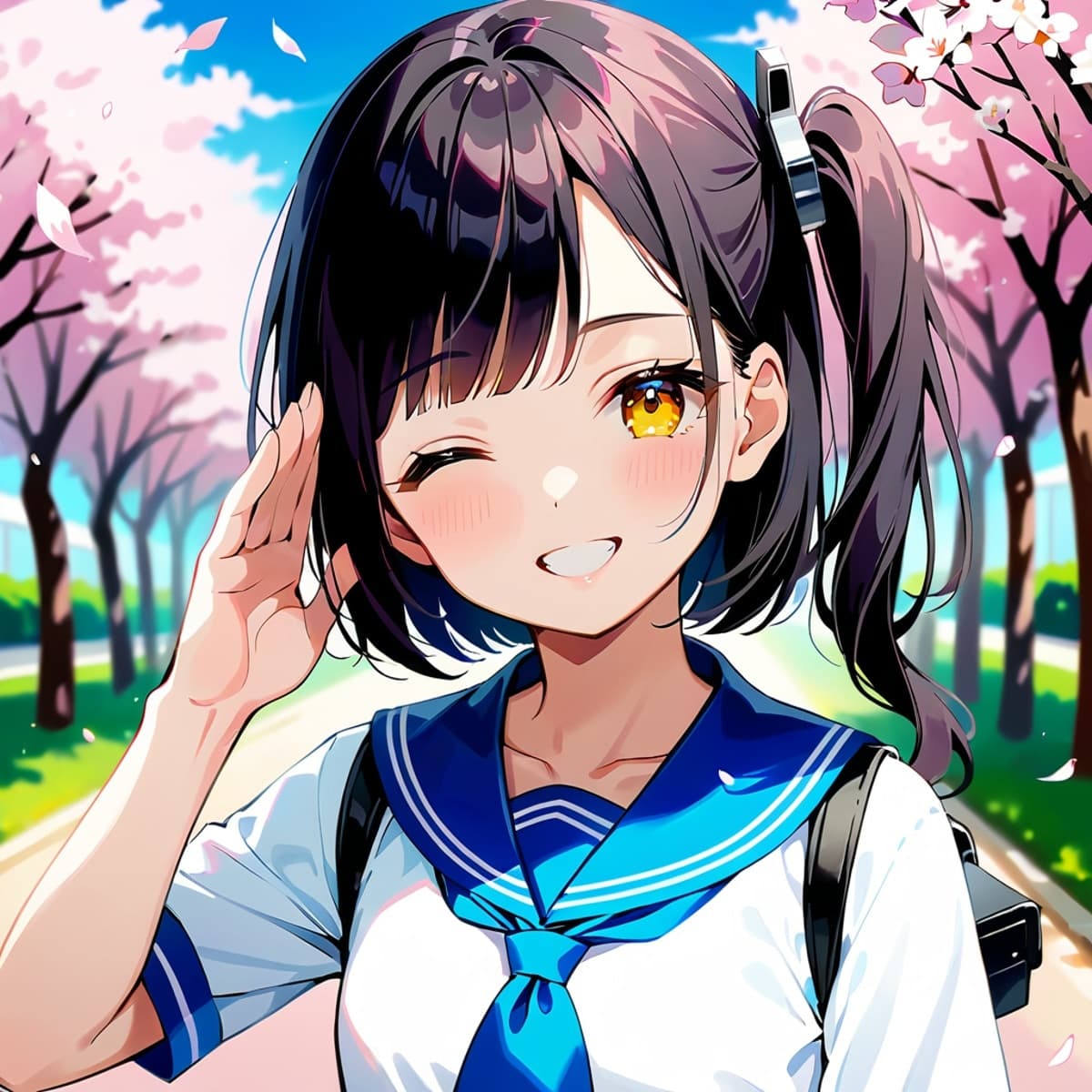 美少女のAIイラスト(1枚目)