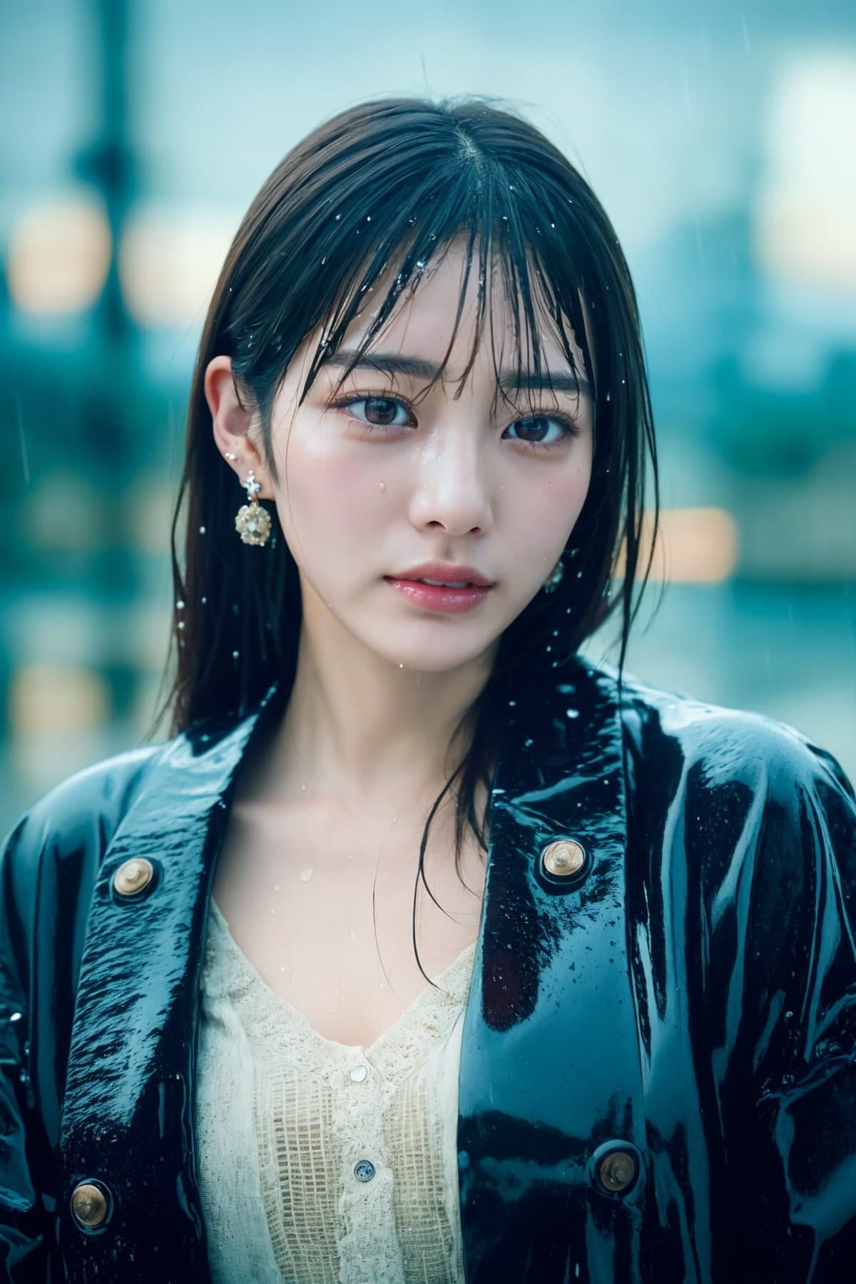黒髪美女のAIグラビア(3枚目)