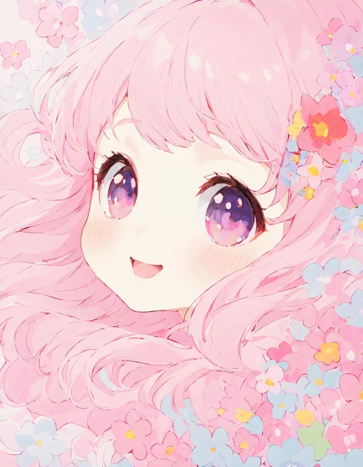 かわいい女の子のAIイラスト(5枚目)