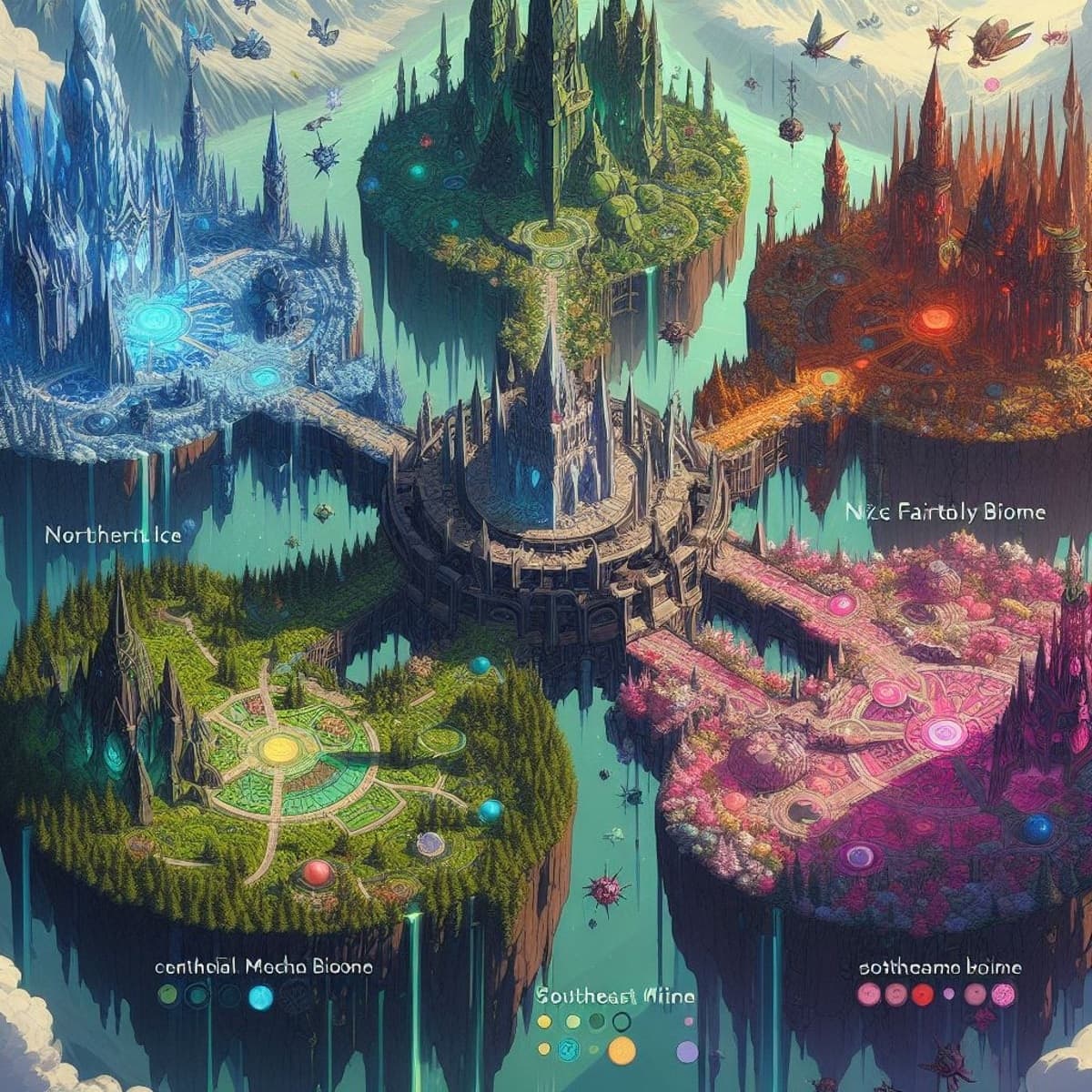 ファンタジー風景AIイラスト(2枚目)