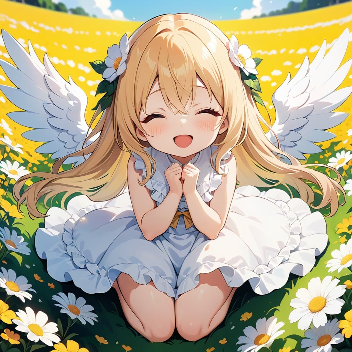 笑顔の美少女AIイラスト(4枚目)